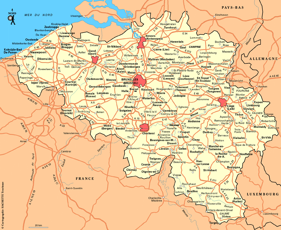 Charleroi Map